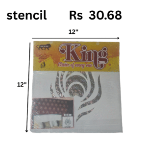 Stencils for Wall Painting (Size:- 12X12 Inch) Pattern Theme- Beautiful Flower Reusable DIY Design Suitable for Bedroom, Drawing Room, packing 30 pic