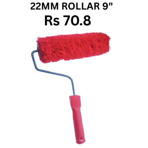 9″ 22mm red Premium Paint Roller Perfect for Wall Painting – Interior & Exterior packing 30pic
