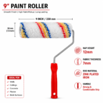 Rainbow 9 Inch Multi Color Paint Roller | Wall Painting Roller - Image 3