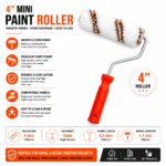 4" Line Nut Bolt Roller – Heavy Duty Epoxy & Paint Application Roller - Image 3