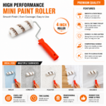 4" Line Nut Bolt Roller – Heavy Duty Epoxy & Paint Application Roller - Image 4