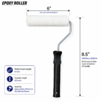 6″ Epoxy Roller | Smooth Finish & Bubble-Free Epoxy Coating Roller - Image 3