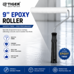 6″ Epoxy Roller | Smooth Finish & Bubble-Free Epoxy Coating Roller - Image 2