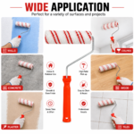 6″ Line Nut Bolt Roller – Heavy Duty Epoxy & Paint Application Roller - Image 3