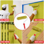 9 Inch Green Thread Master Paint Roller | Painting Roller - Image 4
