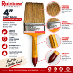 Rainbow Max 4" Paint Brush – Professional Quality - Image 4